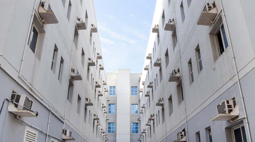 labor accommodations in Jebel Ali