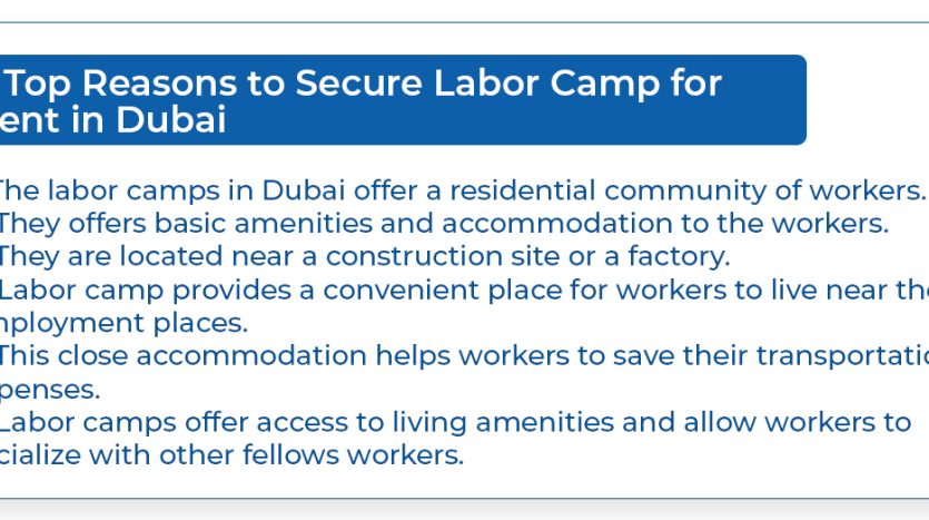 Labor camp for rent | Labor camp | Staff accommodation