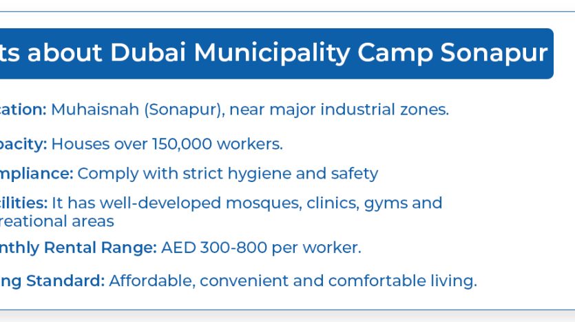 Dubai Municipality Camp Sonapur | White Camp Jebel Ali Dubai
