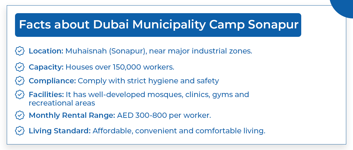 Dubai Municipality Camp Sonapur | White Camp Jebel Ali Dubai