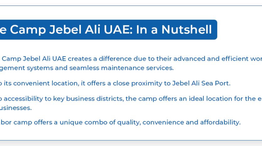 White camp jebel ali Near Me
